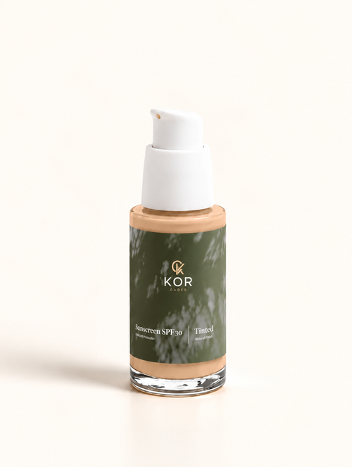Sunscreen SPF30, with tint