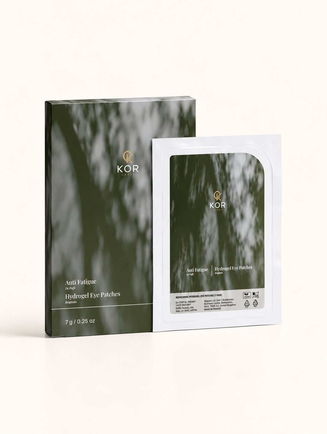 Antioxidant, Anti-Fatigue Hydrogel Eye Patches