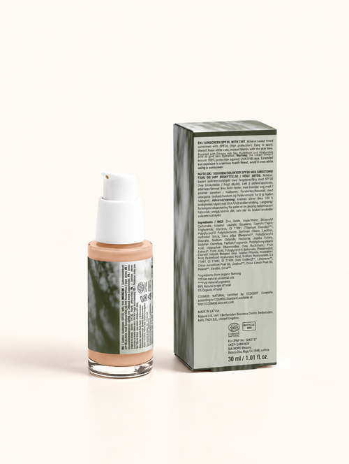 Sunscreen SPF30, with tint