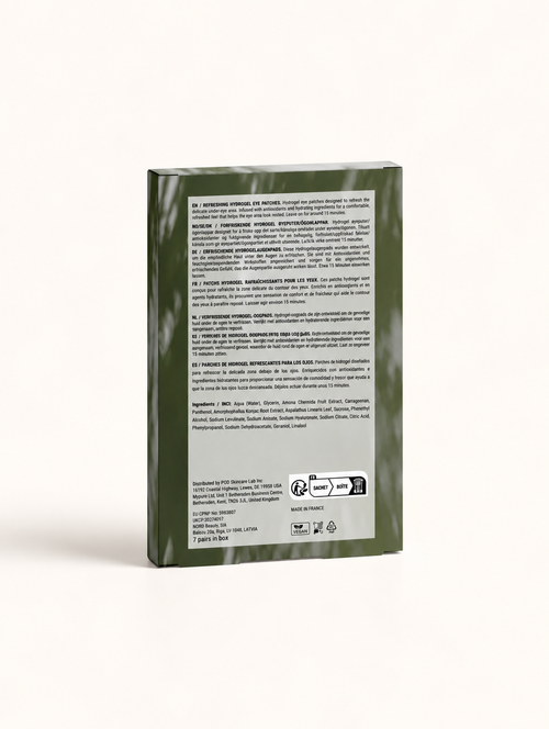 Antioxidant, Anti-Fatigue Hydrogel Eye Patches